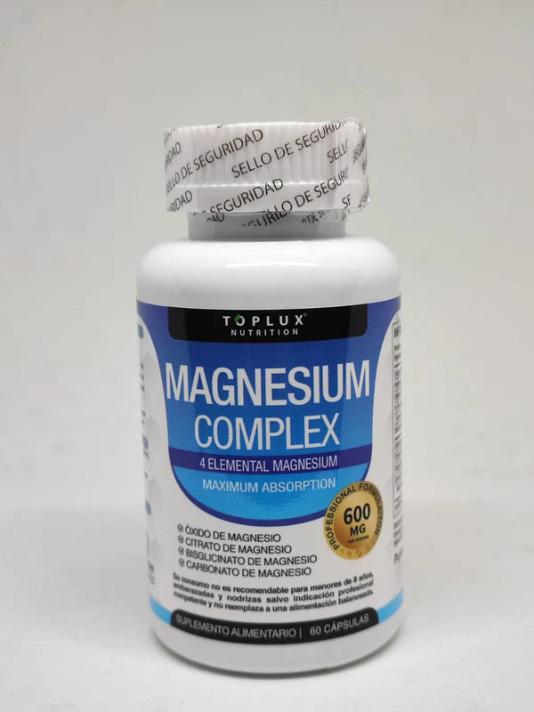 MagnaForce™ — Complejo de Magnesio 4 en 1 para Relajación Muscular, Sueño Profundo, Energía Sostenida y Absorción Máxima