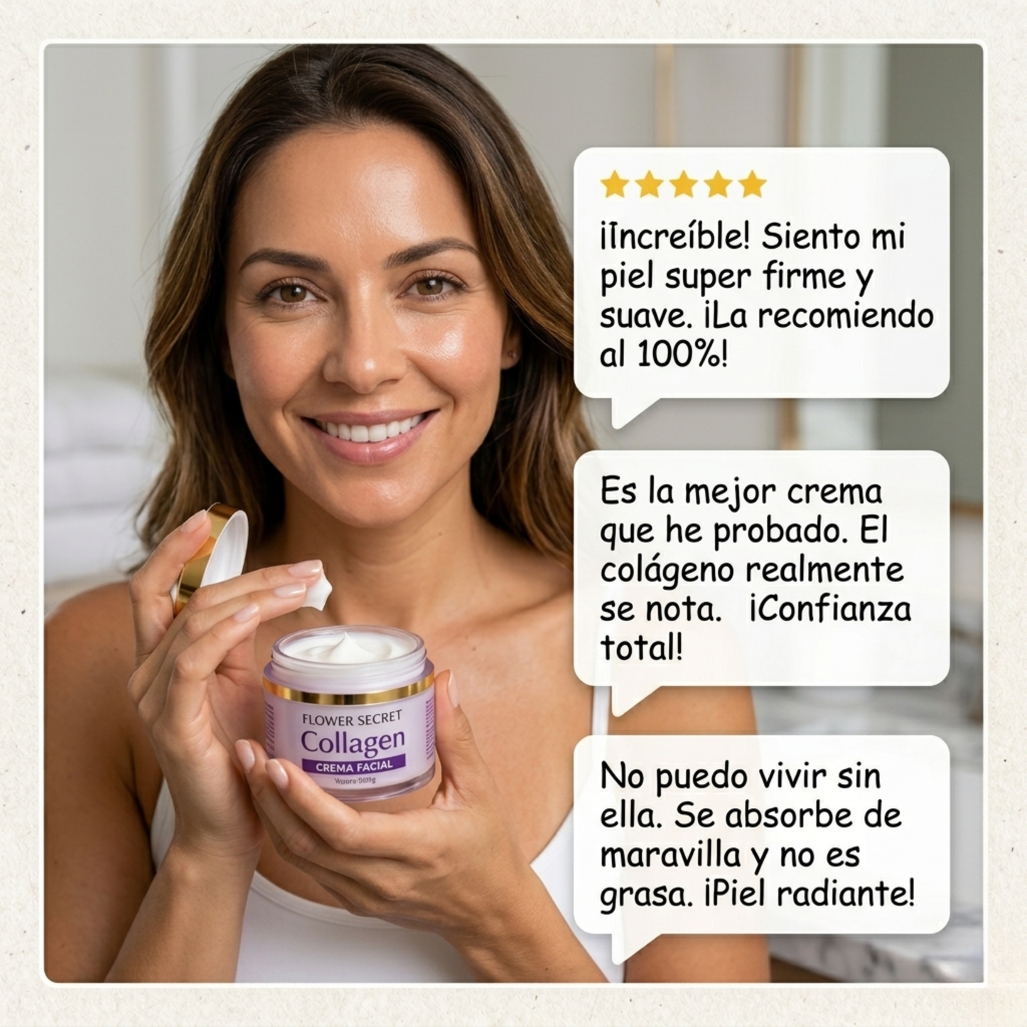 GlowPure™ — Crema Blanqueadora Facial con Colágeno y Ácido Hialurónico para Luminosidad, Firmeza y Piel Radiante