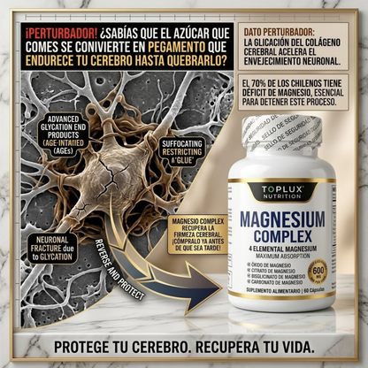 MagnaForce™ — Complejo de Magnesio 4 en 1 para Relajación Muscular, Sueño Profundo, Energía Sostenida y Absorción Máxima