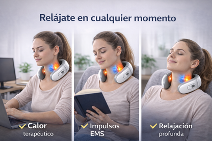 💆‍♂️ Masajeador de Cuello Inteligente – Alivio Rápido del Dolor y Estrés