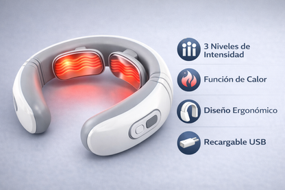 💆‍♂️ Masajeador de Cuello Inteligente – Alivio Rápido del Dolor y Estrés