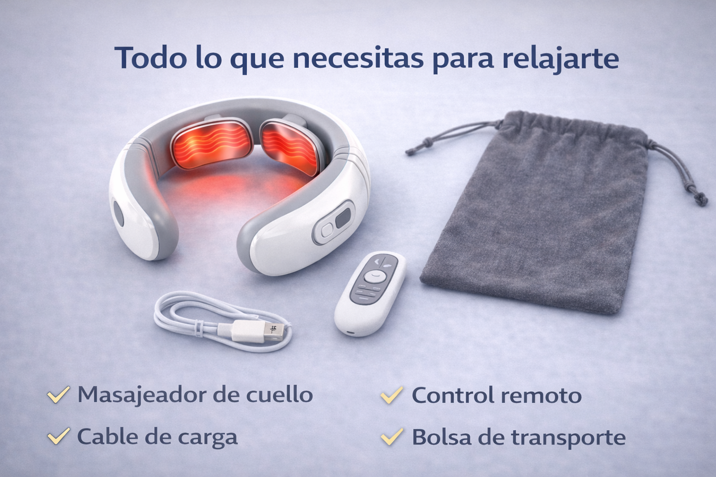 💆‍♂️ Masajeador de Cuello Inteligente – Alivio Rápido del Dolor y Estrés