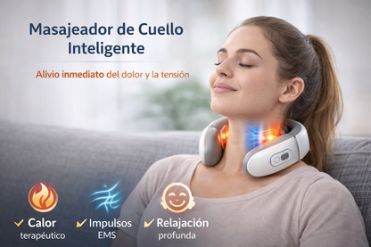 💆‍♂️ Masajeador de Cuello Inteligente – Alivio Rápido del Dolor y Estrés